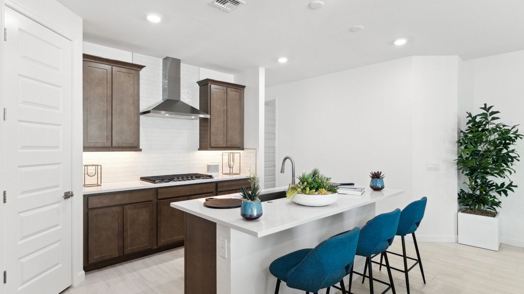 Furnished interior view inside a new home in Desert Moon Estates, Buckeye (Image 9).