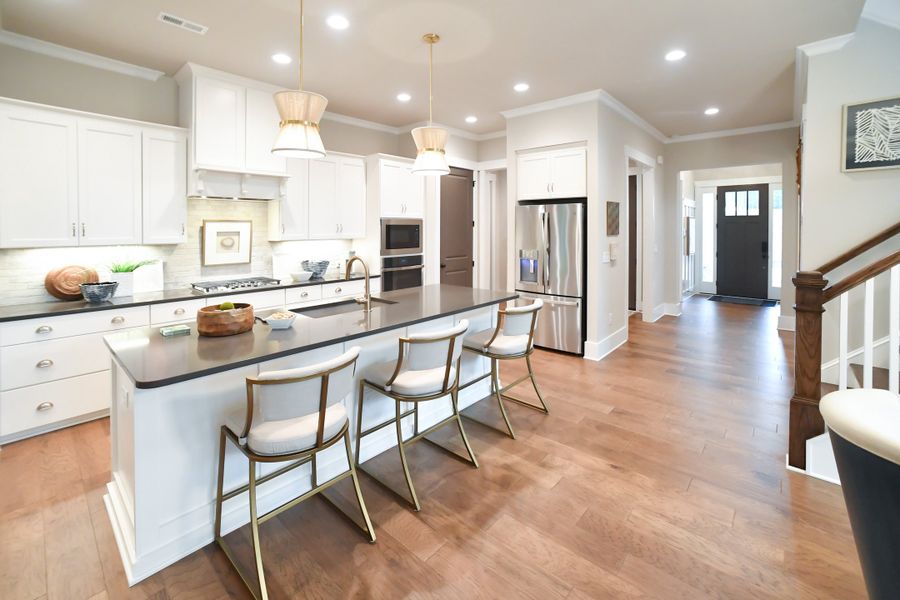 Representative furnished interior of a home built from the Woodhaven by Niblock Homes in Cumberland, Concord (Image 5).