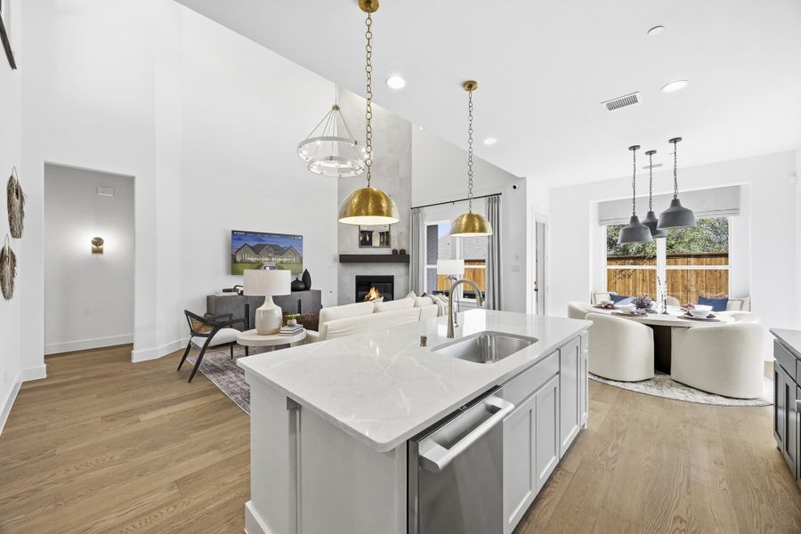 Furnished interior view inside a new home in Providence Cove, McKinney (Image 12).