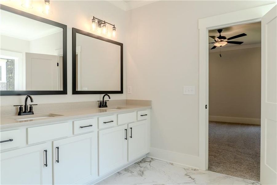 Furnished interior view inside a new home in Riverwalk, Monroe (Image 13).