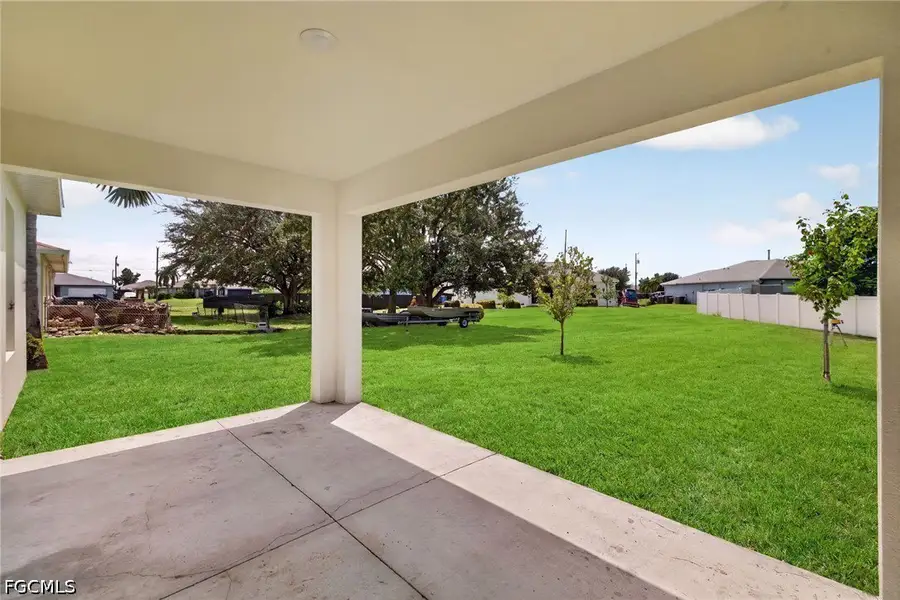 Exterior details and patio area of a home in Cape Coral, Cape Coral (Image 22).