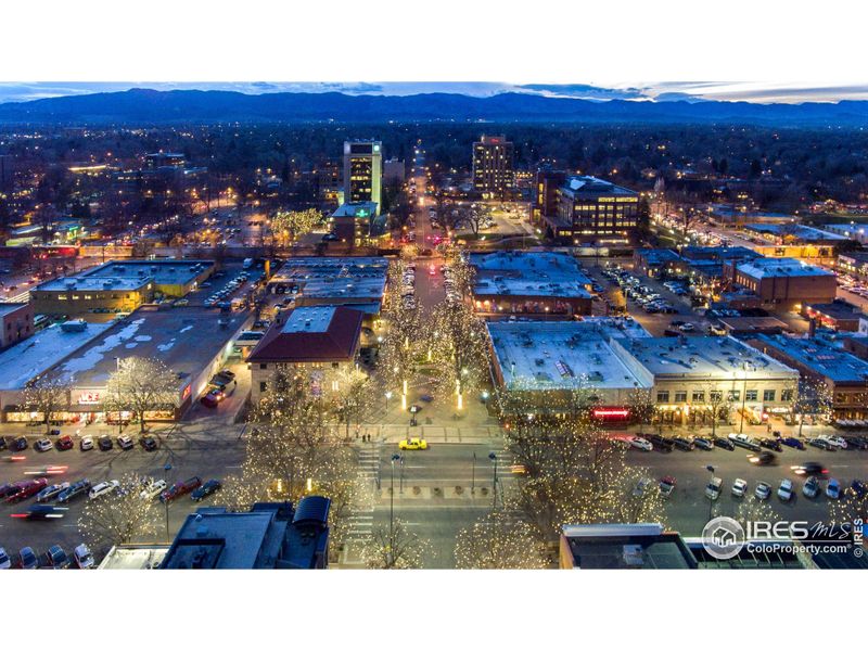 Beautiful downtown Fort Collins is just minutes away from Northfield!