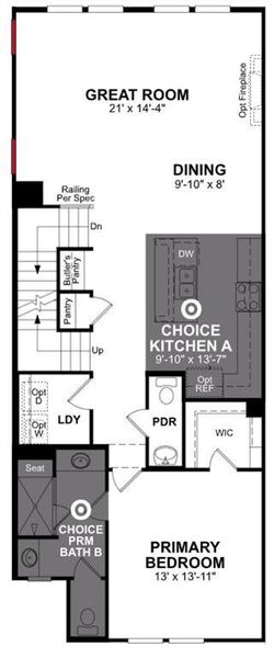 Beazer Homes Bayside Caspian plan