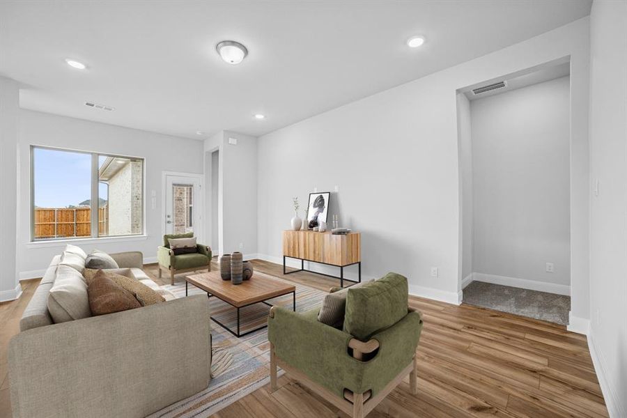 Furnished interior view inside a new home in Talia – Garden Series, Mesquite (Image 12).