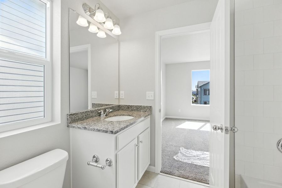 Furnished interior view inside a new home in Pintail Commons at Johnstown Village, Johnstown (Image 13).