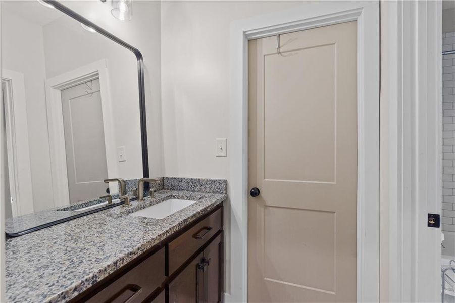 Furnished interior view inside a new home in , Monroe (Image 39).