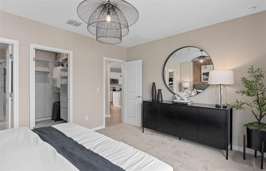 Furnished interior view inside a new home in Lakehaven Estates, Clermont (Image 16). Furnished interior view inside a new home in Lakehaven Estates, Clermont (Image 16).