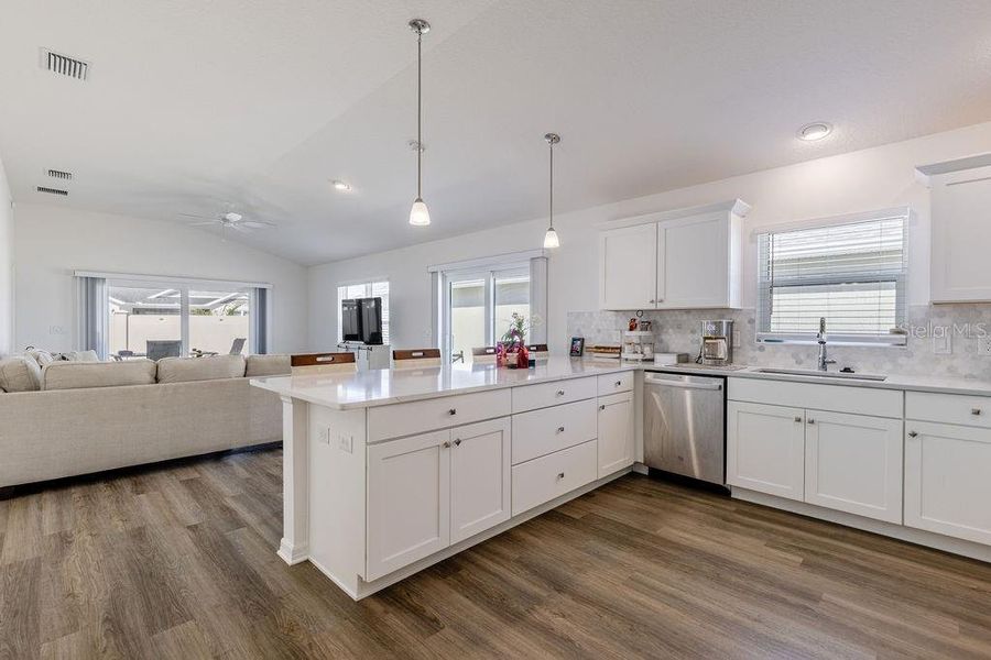 Furnished interior view inside a new home in , The Villages (Image 8).