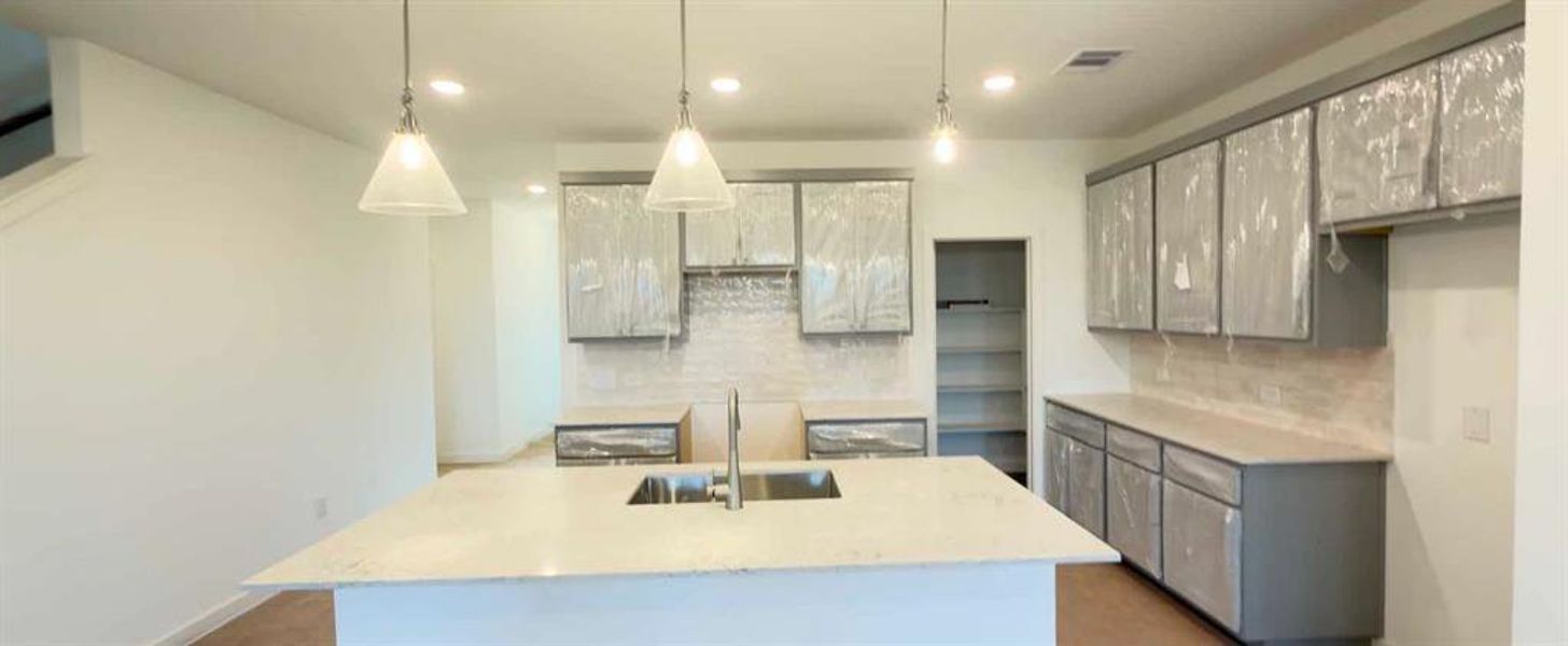 Kitchen Construction Progress featuring the Milan Collection