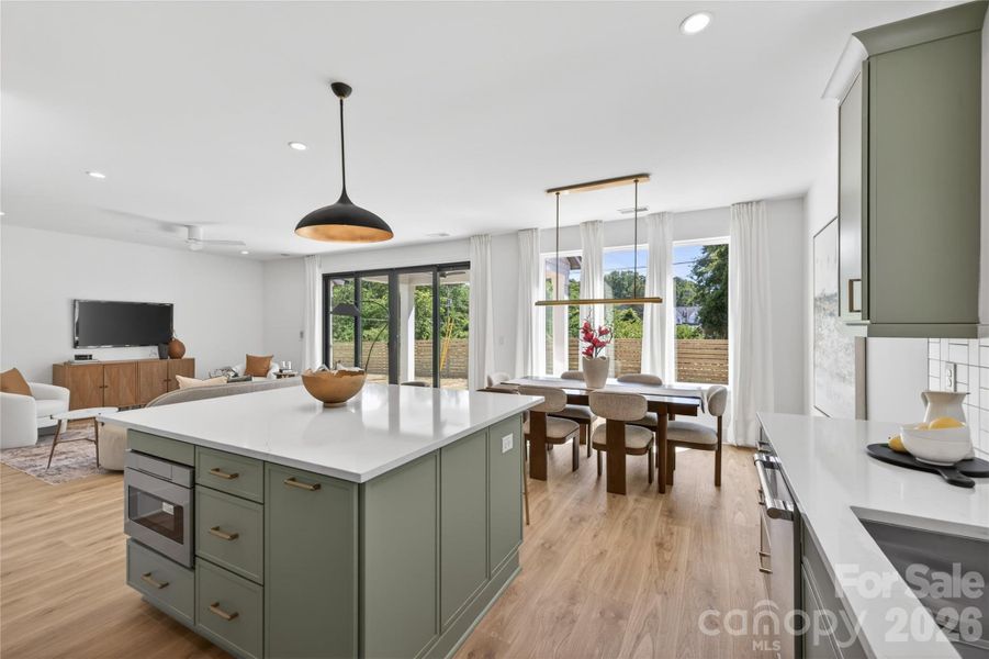 Furnished interior view inside a new home in , Charlotte (Image 9).