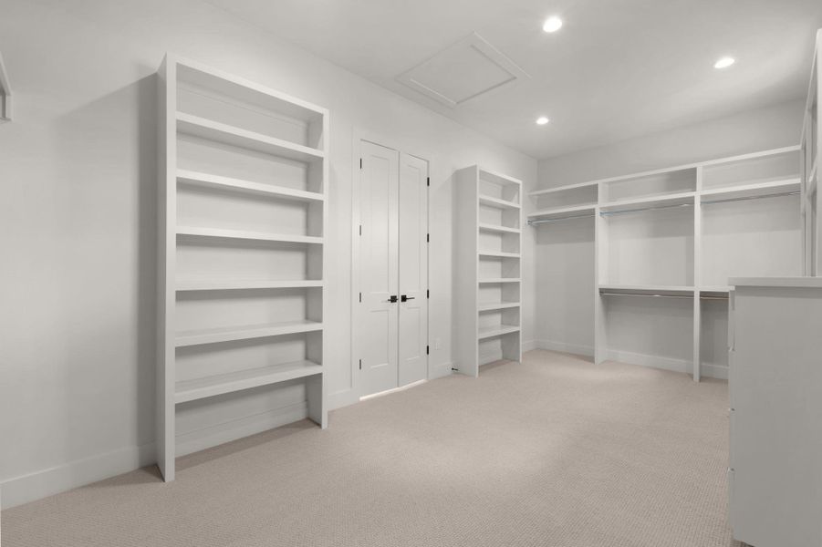 Primary closet Primary closet