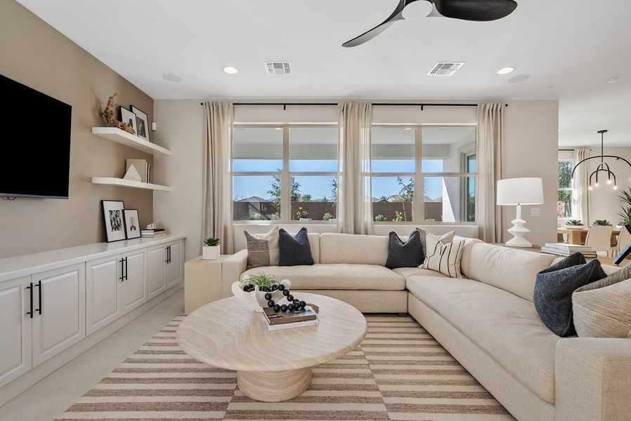 Furnished interior view inside a new home in Artisan at Asante, Surprise (Image 8).
