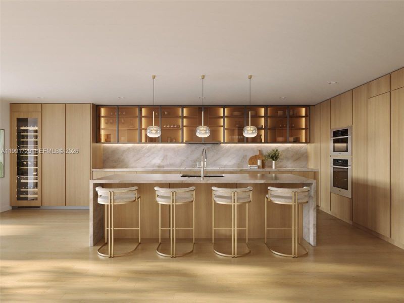 Furnished interior view inside a new home in , Bay Harbor Islands (Image 6).