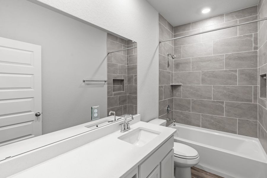 Furnished interior view inside a new home in Talley Fields, San Antonio (Image 24).