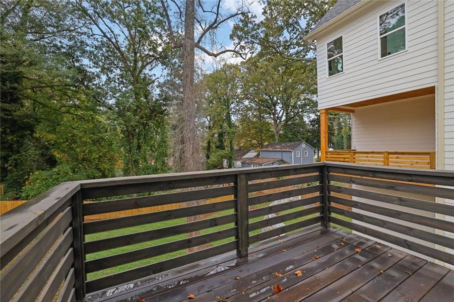 Exterior details and patio area of a home in , Atlanta (Image 35).
