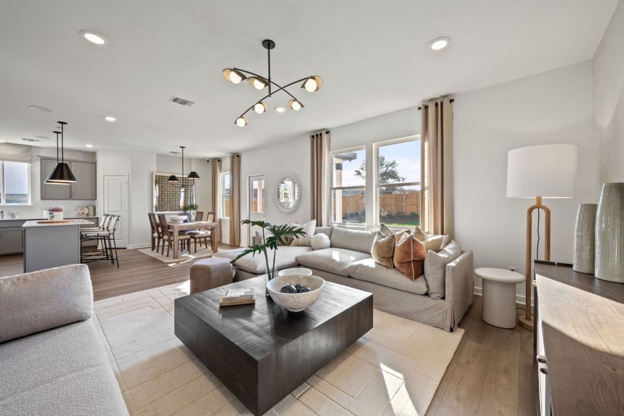 Furnished interior view inside a new home in Skyview, Belton (Image 21).