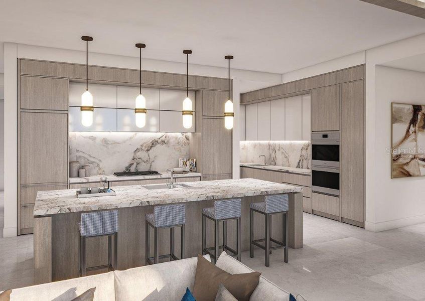 Furnished interior view inside a new home in , Sarasota (Image 6).