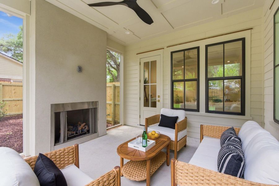 Exterior details and patio area of a home in , Mount Pleasant (Image 22).
