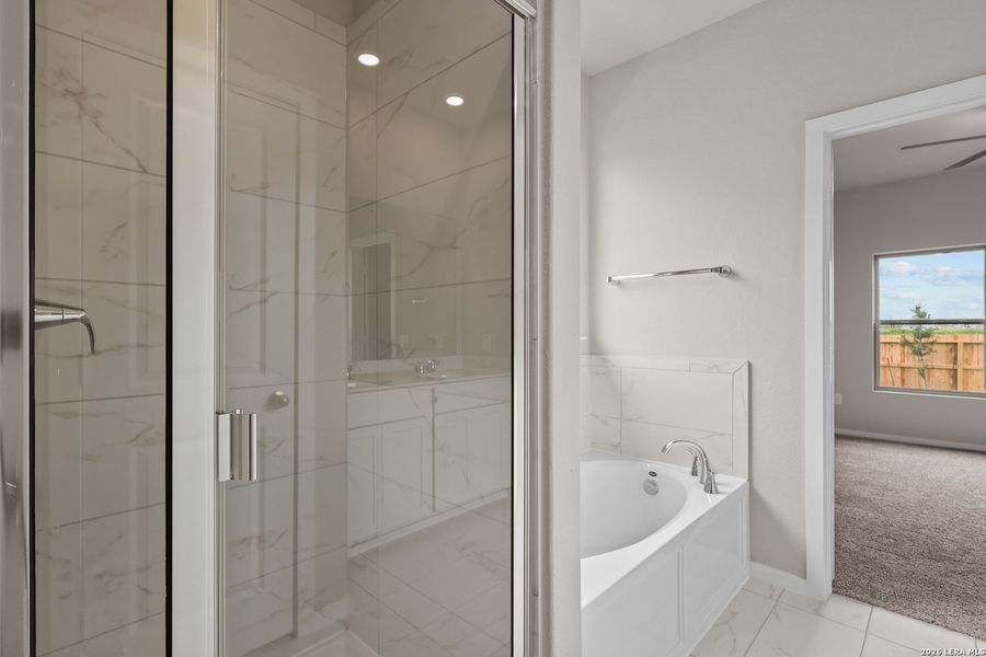 Furnished interior view inside a new home in Summerlin, San Antonio (Image 10).