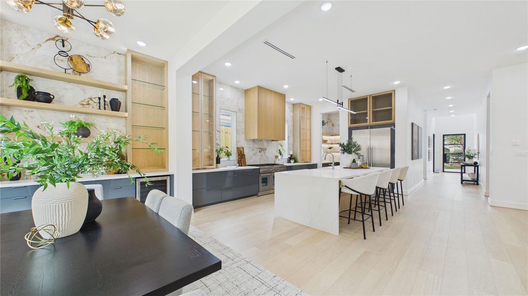 Furnished interior view inside a new home in , Houston (Image 47).
