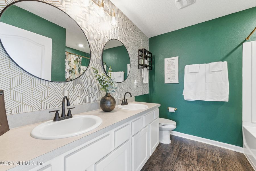 Furnished interior view inside a new home in Cross Creek Express, Green Cove Springs (Image 11). Furnished interior view inside a new home in Cross Creek Express, Green Cove Springs (Image 11).