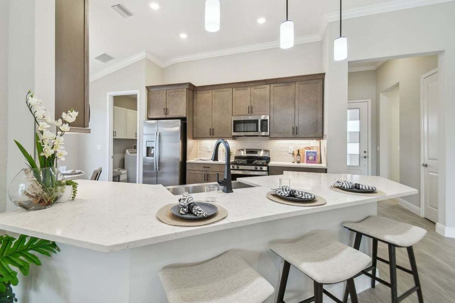 Representative furnished interior of a home built from the Sweetwater by William Ryan Homes in Southern Hills Plantation, Brooksville (Image 37).