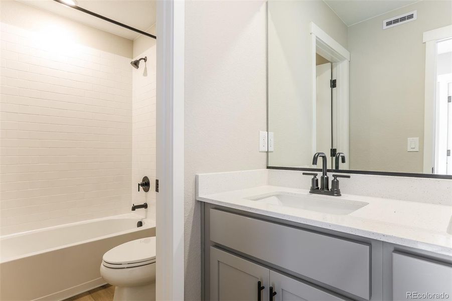 Furnished interior view inside a new home in Second Creek Farm, Commerce City (Image 7).