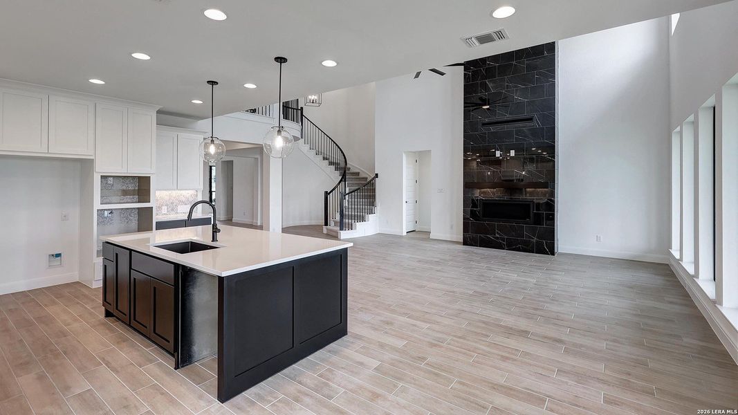 Furnished interior view inside a new home in Kallison Ranch, San Antonio (Image 7).