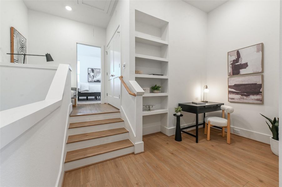 Furnished interior view inside a new home in , Houston (Image 10).