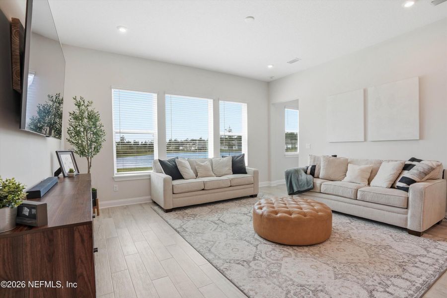 Furnished interior view inside a new home in RiverTown, St. Johns (Image 10).