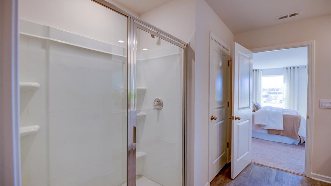 Representative furnished interior of a home built from the PENWELL - EXPRESS by D.R. Horton in Hunter Hill, Rocky Mount (Image 15).