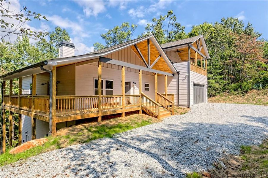 Front exterior of a new home in , Clayton, GA, highlighting curb appeal (Image 41).