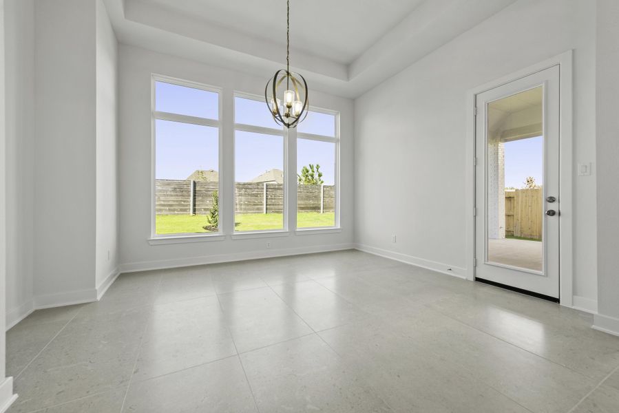 Representative unfurnished interior of a home built from the The Leona by Westin Homes in ARTAVIA®, Conroe (Image 24).