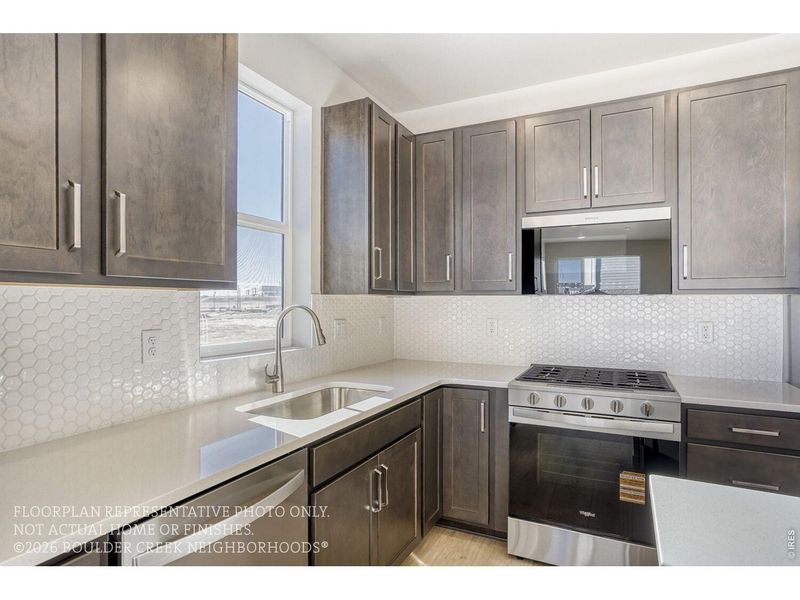Furnished interior view inside a new home in Baseline, Broomfield (Image 7).