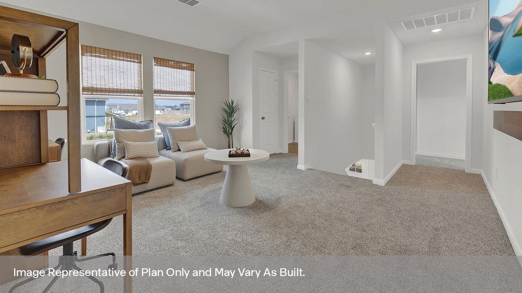 Furnished interior view inside a new home in Trace, San Marcos (Image 14). Furnished interior view inside a new home in Trace, San Marcos (Image 14).
