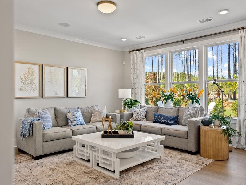 Furnished interior view inside a new home in , Ravenel (Image 4).