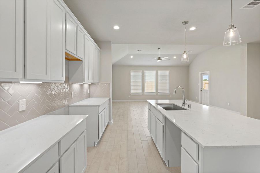 Furnished interior view inside a new home in Briarwood Crossing, Rosenberg (Image 5). Furnished interior view inside a new home in Briarwood Crossing, Rosenberg (Image 5).