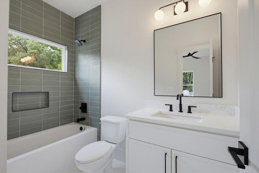Furnished interior view inside a new home in , Atlanta (Image 35).