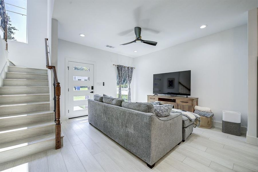 Furnished interior view inside a new home in , Granbury (Image 34). Furnished interior view inside a new home in , Granbury (Image 34).