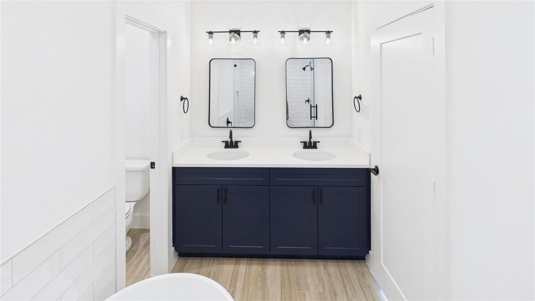 Furnished interior view inside a new home in , Houston (Image 10).