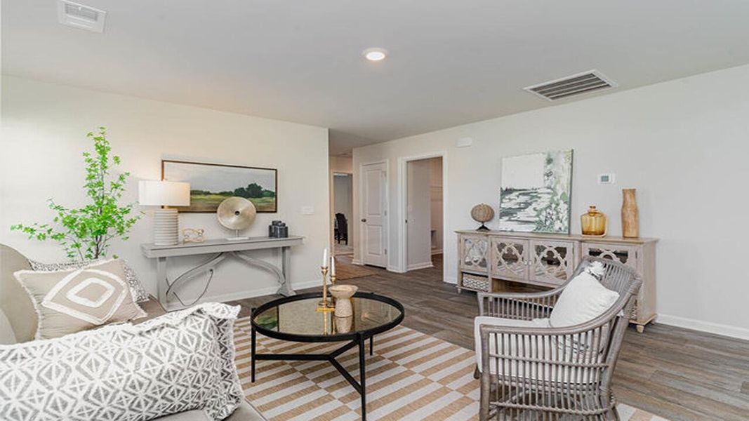 Furnished interior view inside a new home in The Park at Wilkinson, Orangeburg (Image 14).