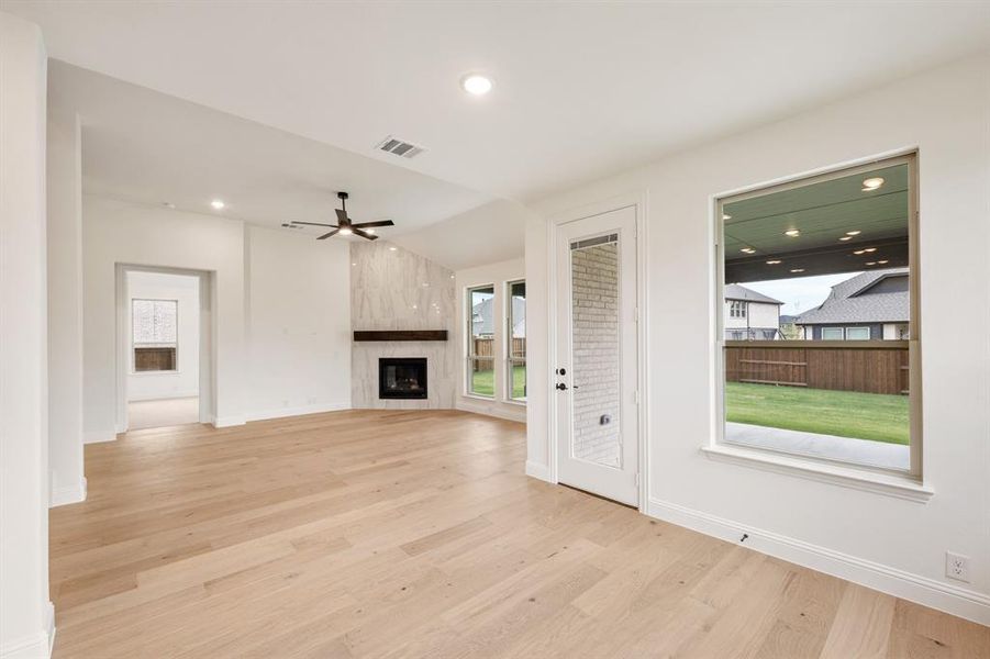 Spacious, unfurnished interior of a new home in Windsong Ranch Classic 61, Prosper (Image 28). Spacious, unfurnished interior of a new home in Windsong Ranch Classic 61, Prosper (Image 28).