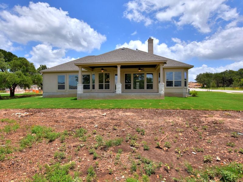 Representative exterior details of a home built from the Siena II by Giddens Homes in Clearwater Ranch, Liberty Hill (Image 63).