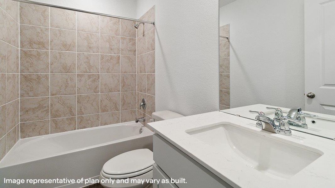 Furnished interior view inside a new home in Lucero, San Antonio (Image 12).