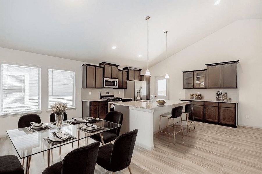 Representative furnished interior of a home built from the Wren 1584 SB by Saratoga Homes in Crosby Farms, Crosby (Image 4). Representative furnished interior of a home built from the Wren 1584 SB by Saratoga Homes in Crosby Farms, Crosby (Image 4).