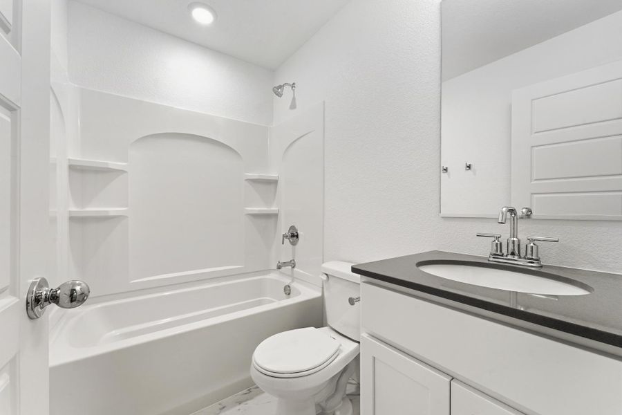 Furnished interior view inside a new home in Liberty Draw, Evans (Image 14).