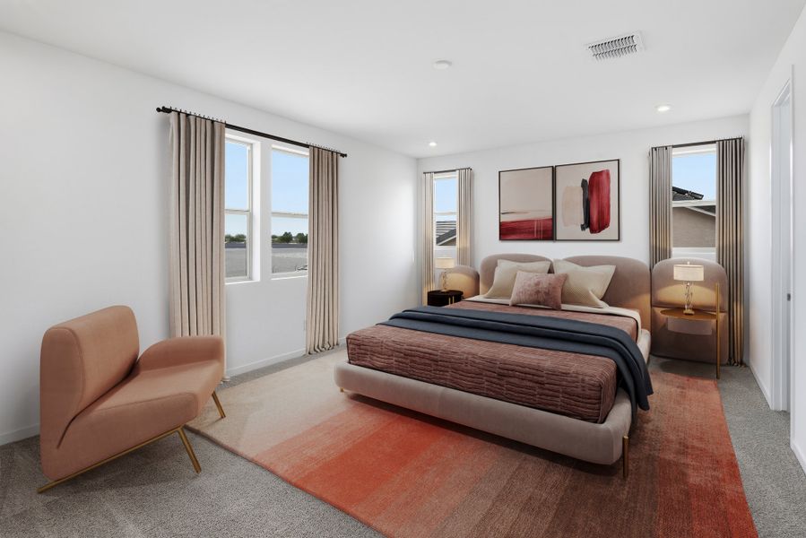 Furnished interior view inside a new home in Montana Vista - Summit: Summit, Buckeye (Image 11).