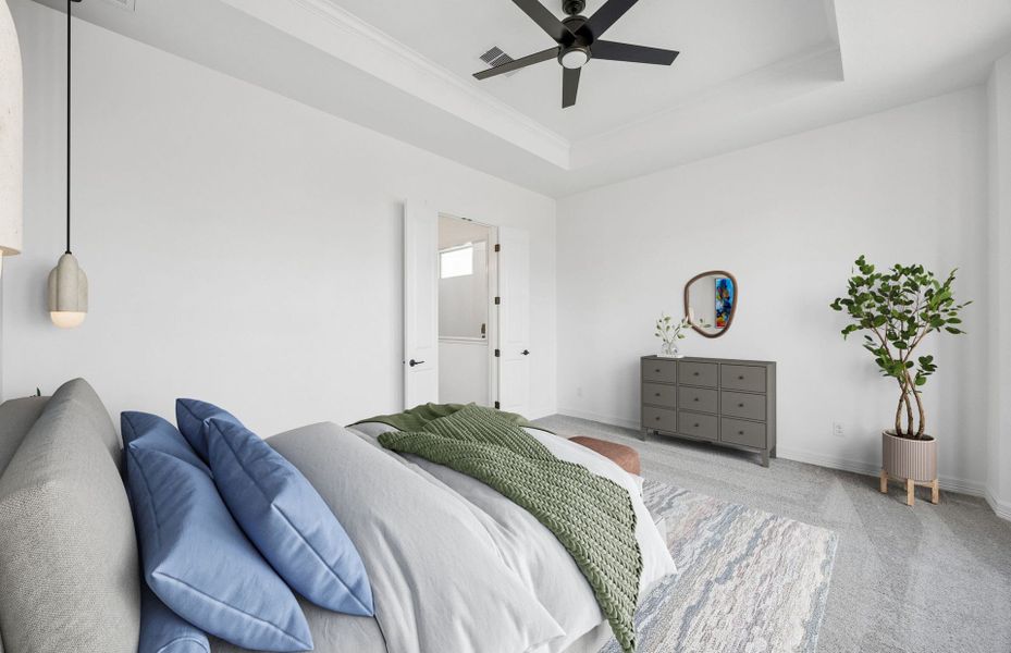 Furnished interior view inside a new home in Lago Mar, Texas City (Image 10).