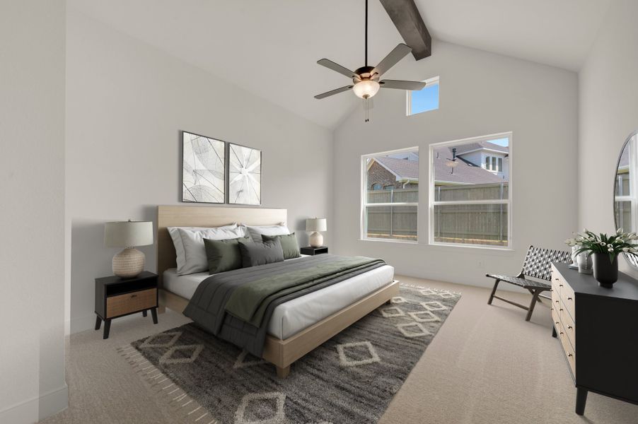 Furnished interior view inside a new home in Pecan Square - Gardens, Northlake (Image 6).
