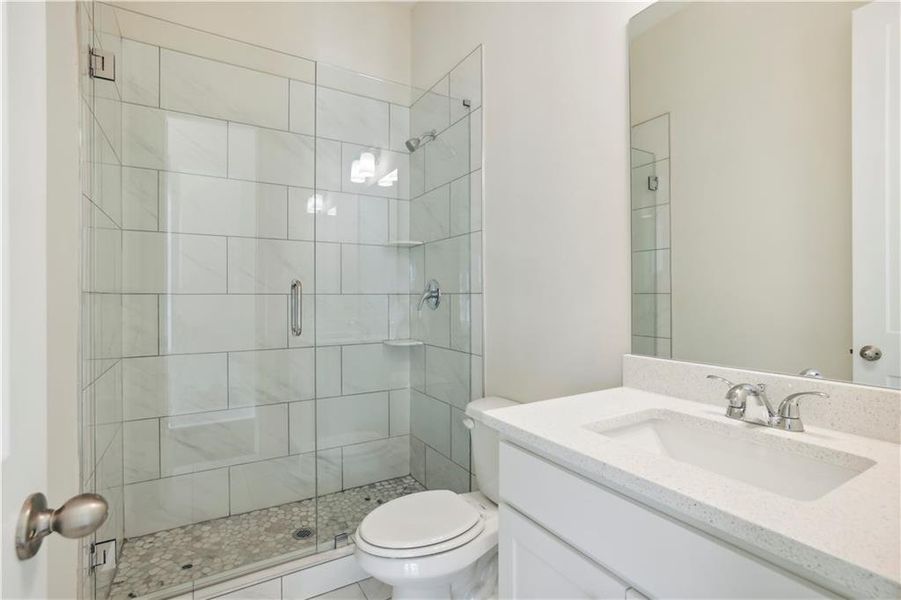 Furnished interior view inside a new home in , Sugar Hill (Image 9).